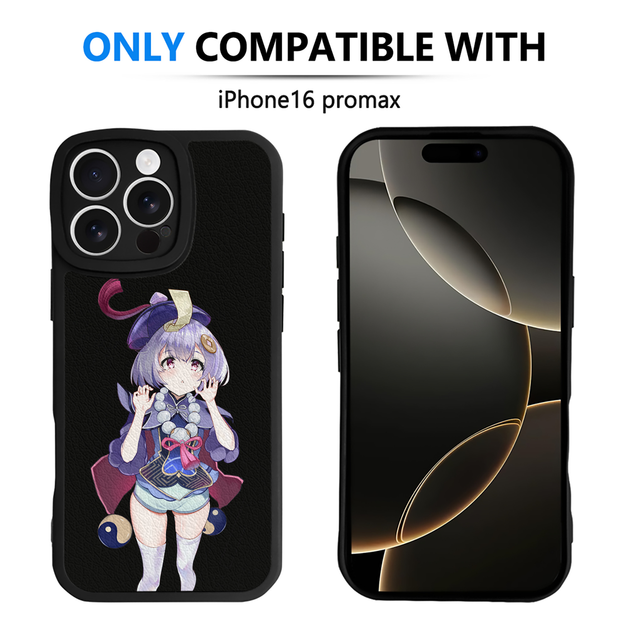 げんし神 七七 なな  genshin Nana 【iPhone 16シリーズ対応】シリコンスマホケース（レザー調） 材質：シリコン